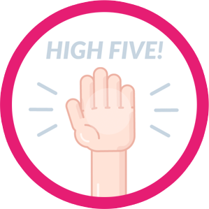 High Five for working together!